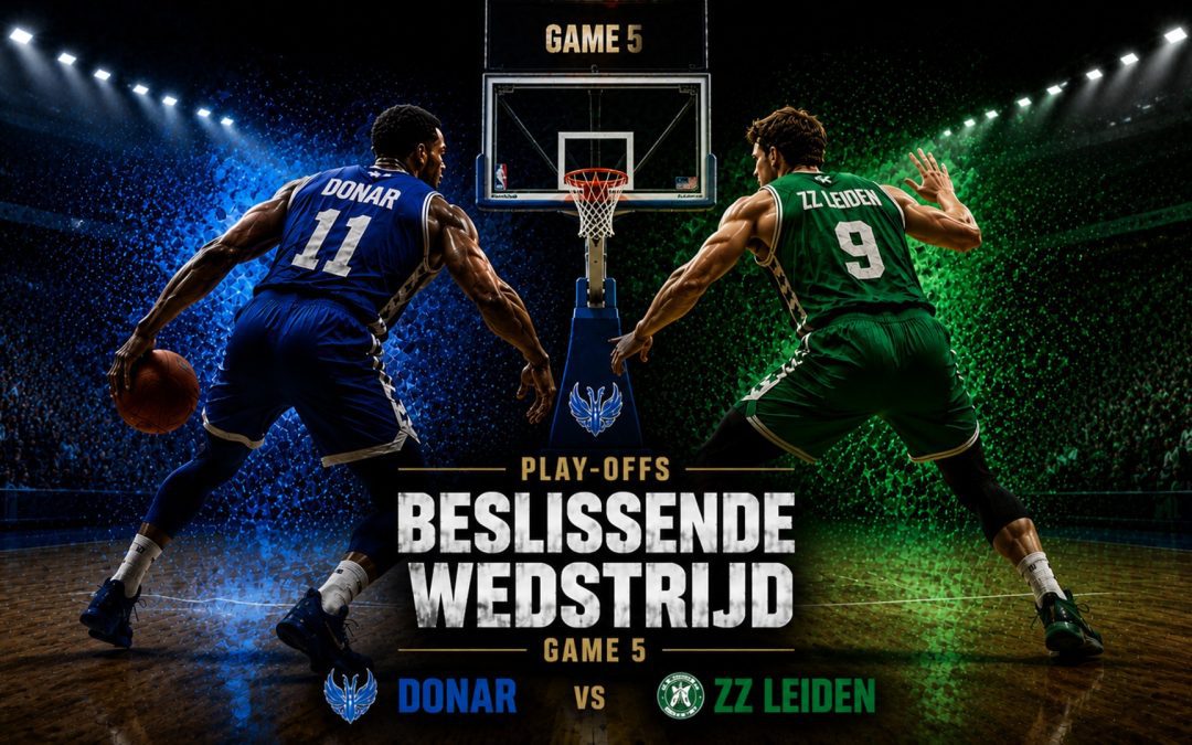 2026 Play-offs: Verrassing compleet ZZ Leiden verslaat Donar, finale tegen Landstede
