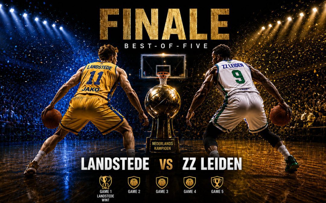 Play-offs 2026: Leiden wint in slotseconde van Landstede, stand serie gelijk