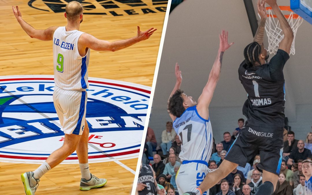Van den Elzen schittert voor Leiden, Landstede overleeft comeback Suns